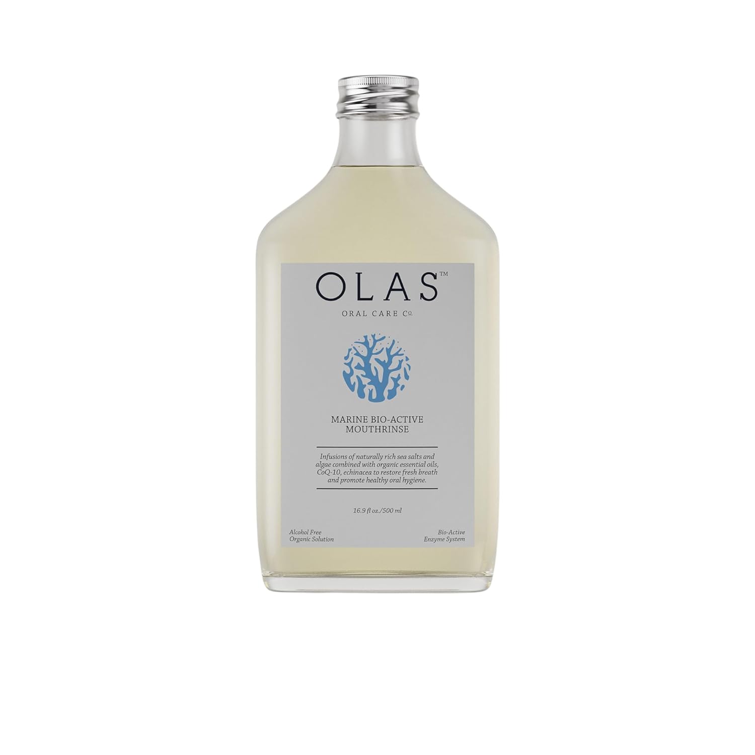 Olas OLAS Marine Bio-Active Mouthwash & Oral Rinse - Alcohol-Free