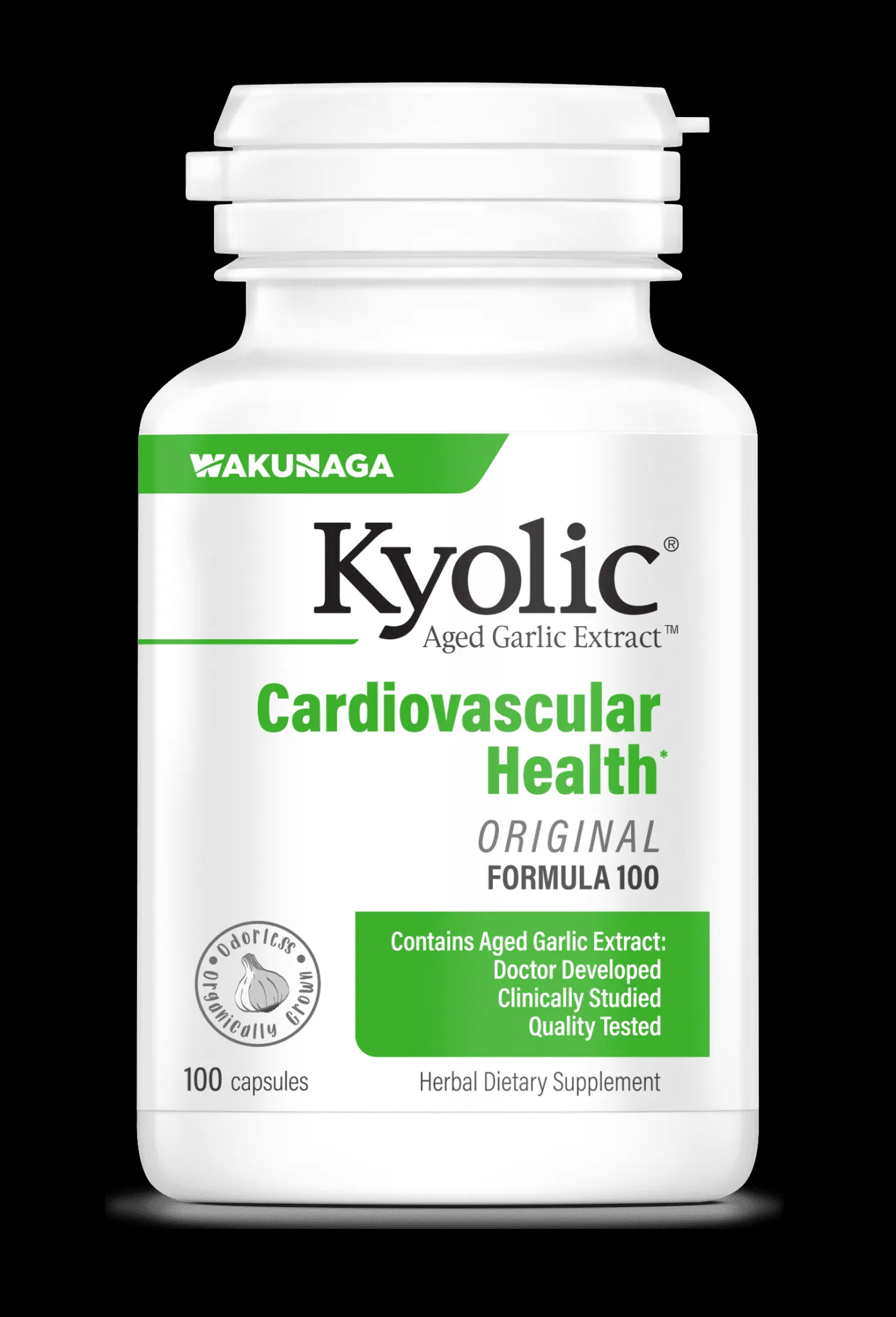 Kyolic Cardiovascular Health (Aged Garlic Extract) Formula 100 – 100 Capsules
