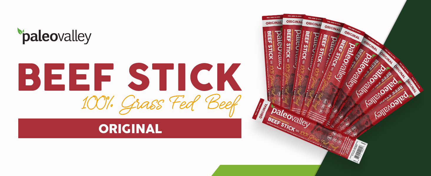 100% Grass Fed Beef Sticks - Original