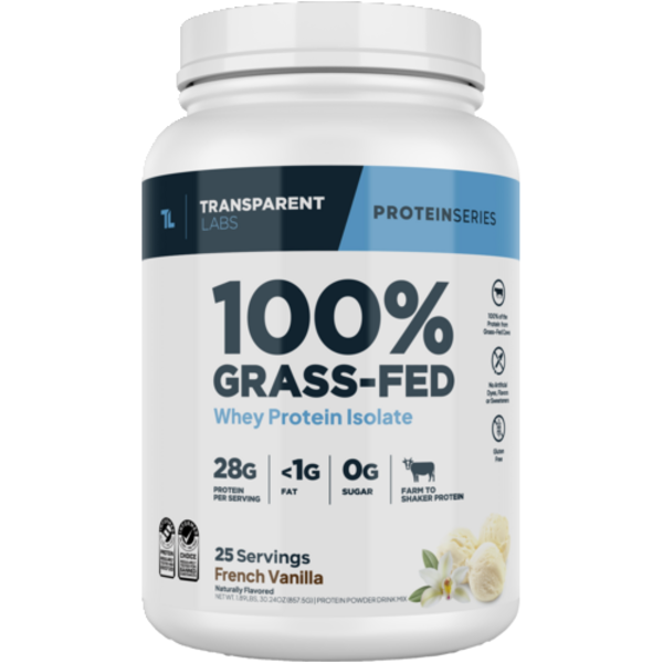 Grass Fed Whey Isolate - French Vanilla