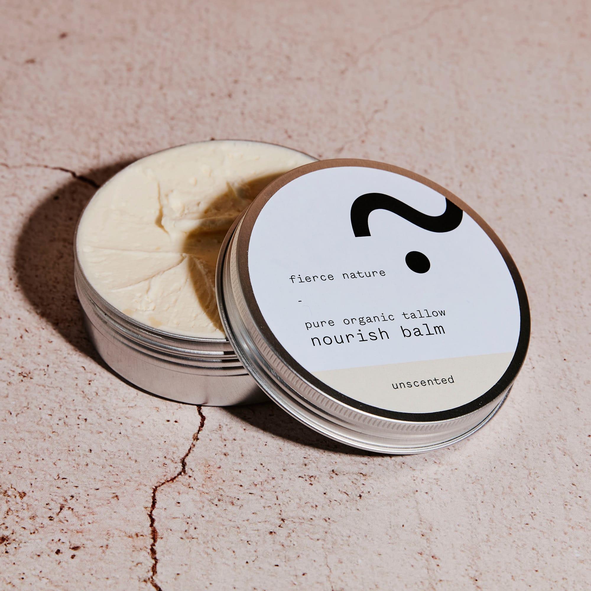 FIERCE NATURE Pure Tallow Nourish Balm - Unscented