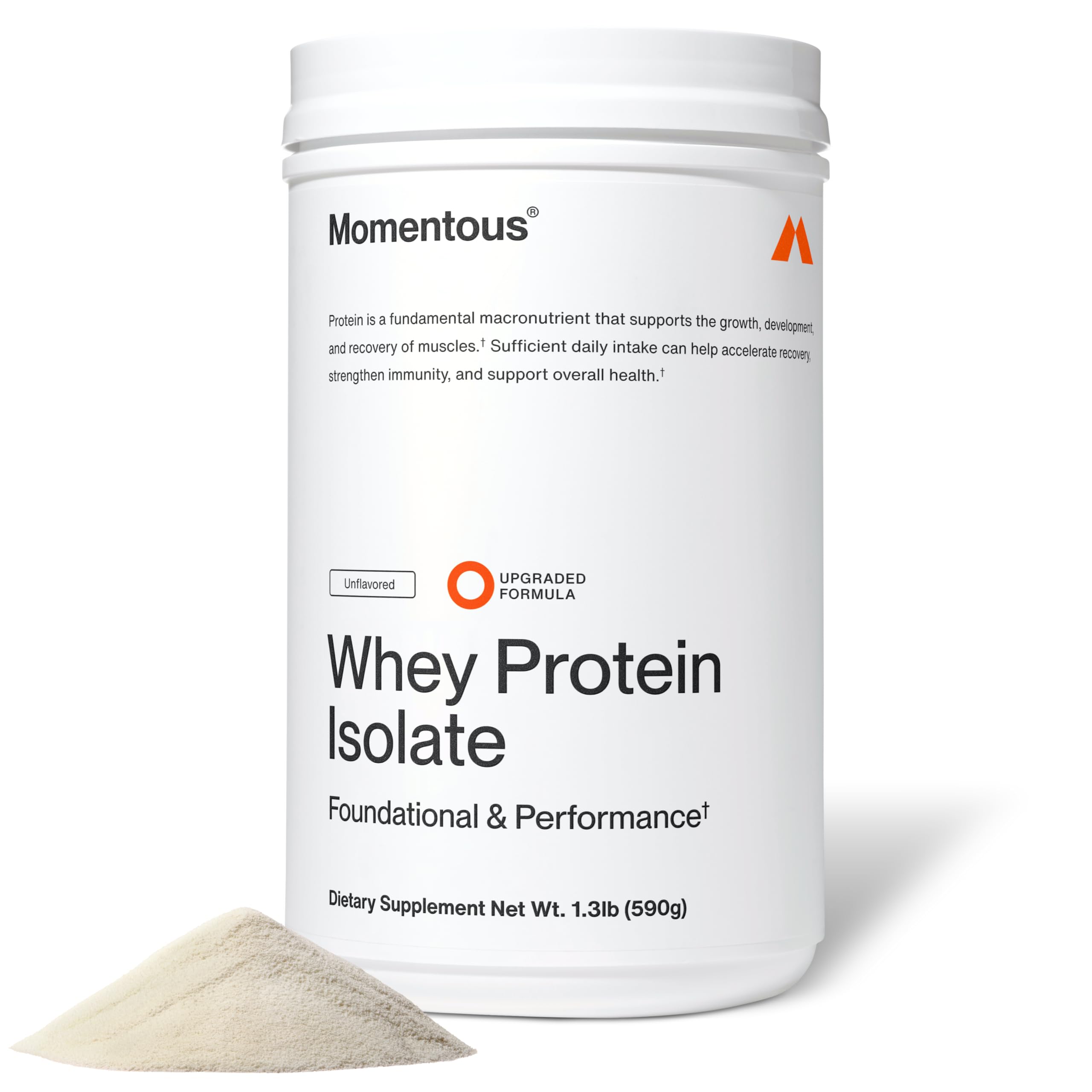 Grass-Fed Whey Protein Isolate Powder - Unflavoured