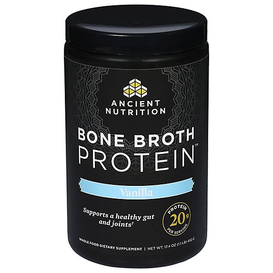 ANCIENT NUTRITION Bone Broth Protein - Vanilla