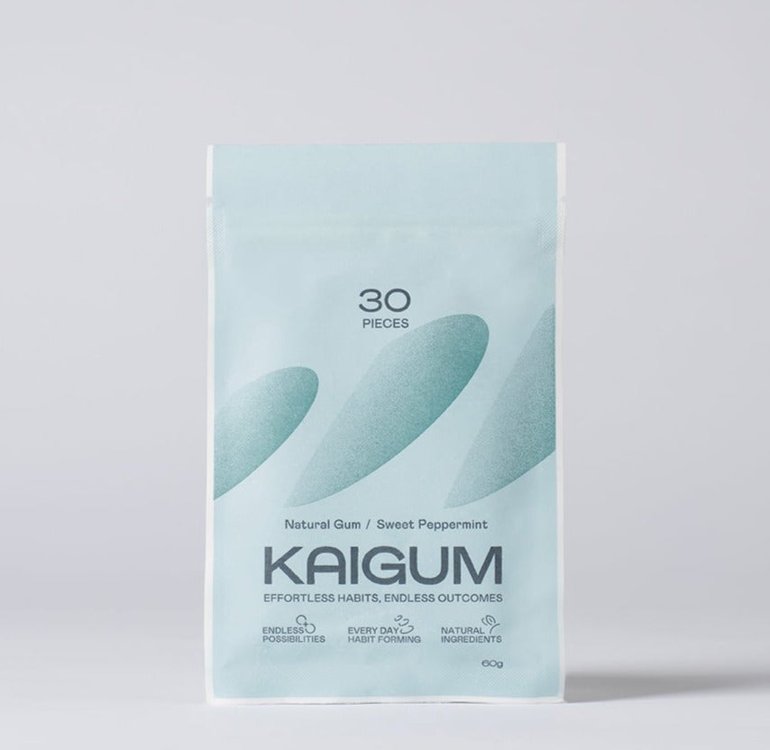 KAIGUM Natural Chewing Gum - Sweet Peppermint