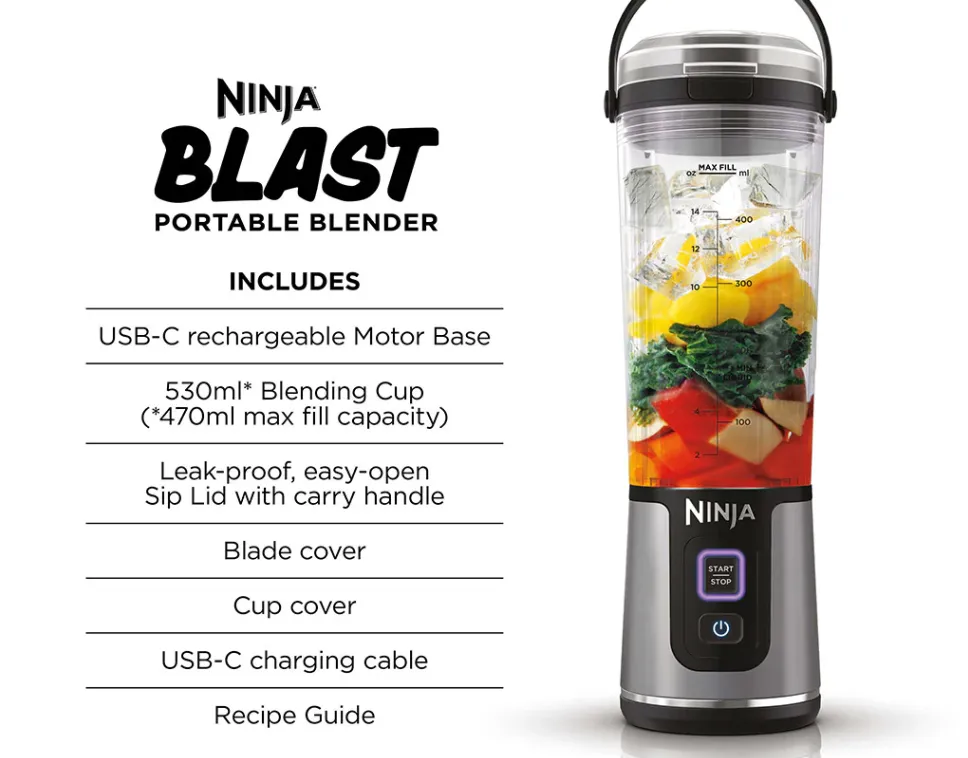 Kitchen Wellness Ninja Blast Cordless Blender