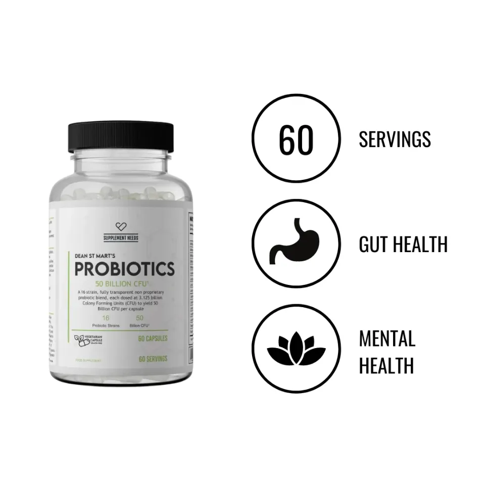 Supplements Probiotics (50 Billion CFU)