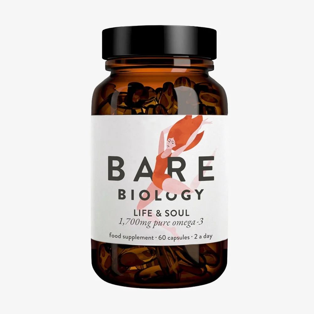 BARE Biology Life & Soul High Strength Omega-3 Fish Oil Daily Capsules