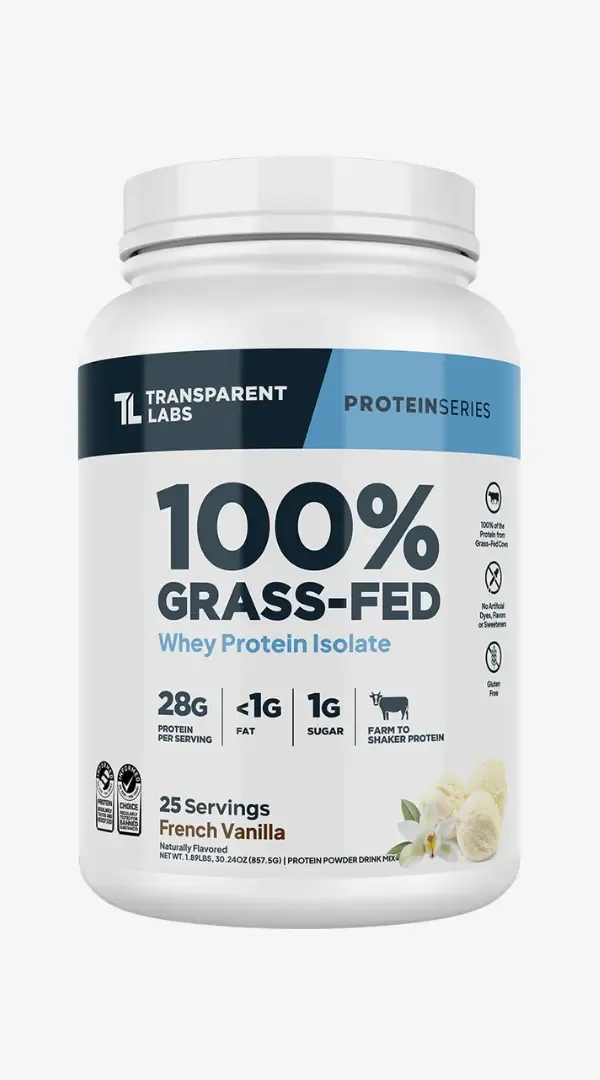 Grass Fed Whey Isolate - French Vanilla