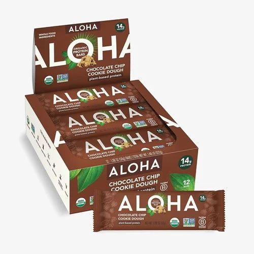 Aloha Chocolate Chip Cookie Dough - Protein Bars, image 2