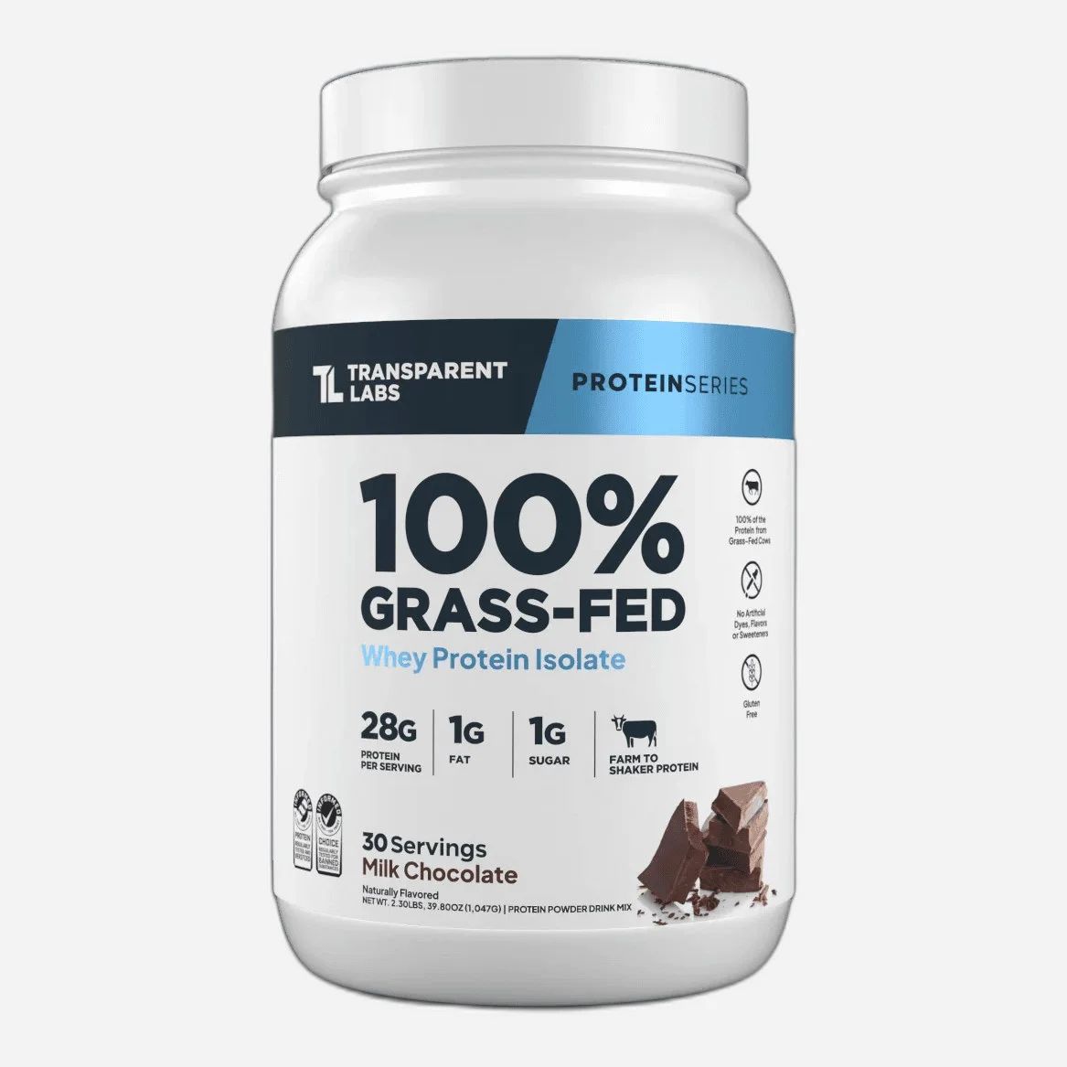 Transparent LABS Grass Fed Whey Isolate - Milk Chocolate