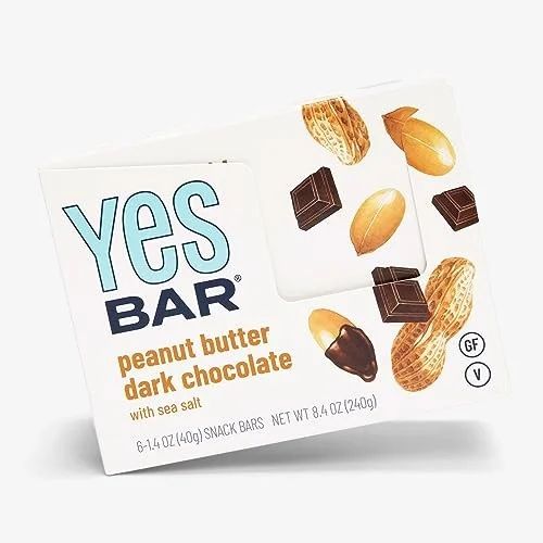 Yes Bar Peanut Butter Dark Chocolate, image 2