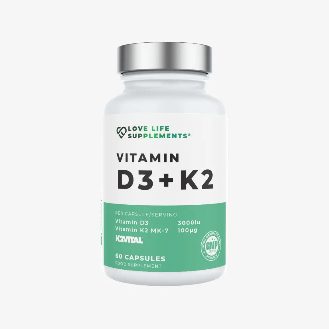 LOVE LIFE Supplements Vitamin D3 + K2 (K2Vital)