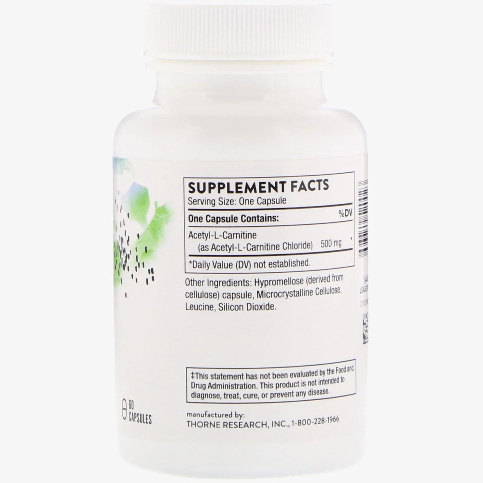 Thorne Acetyl-L-Carnitine, image 2