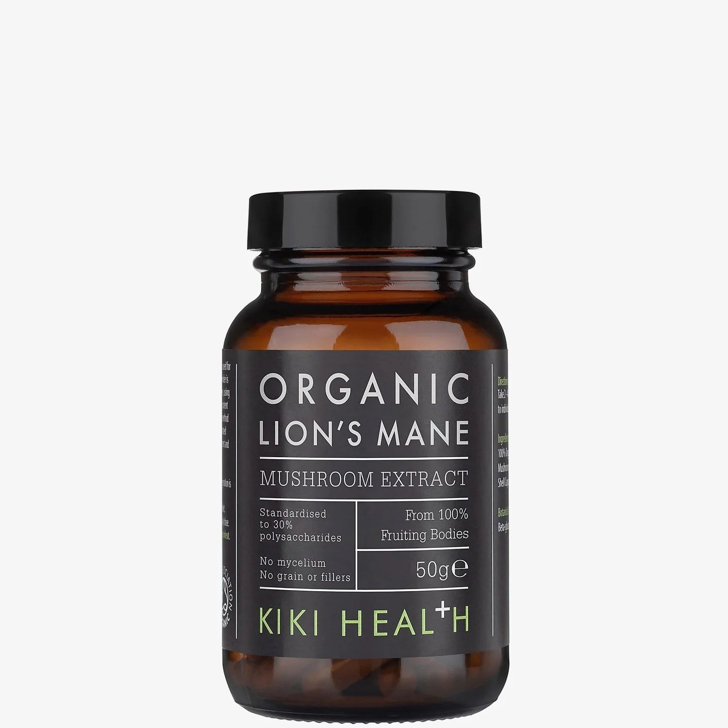 KIKI Health Organic Lion's Mane Mushroom Extract Powder, image 2