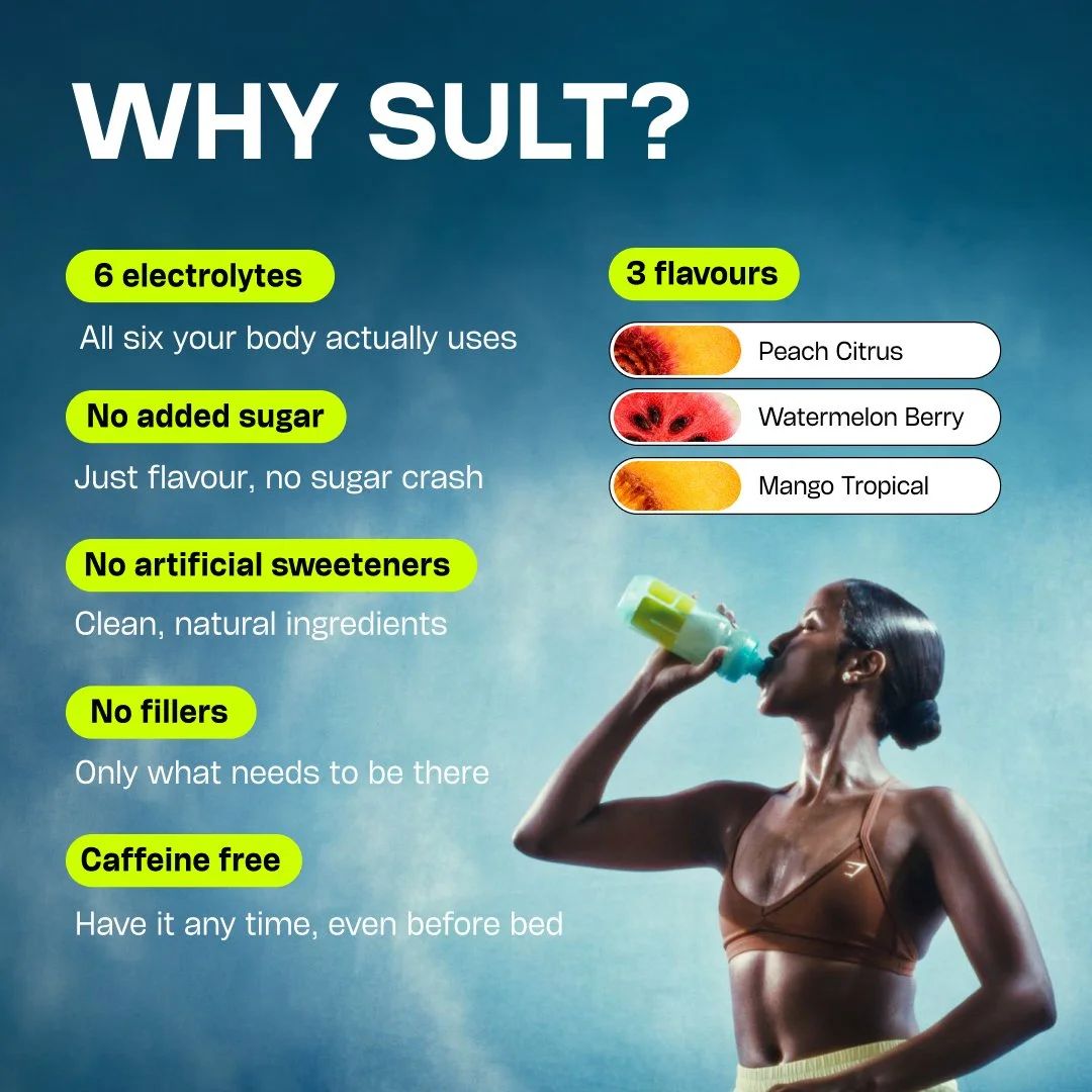 Sult Electrolytes - Peach Citrus, image 2