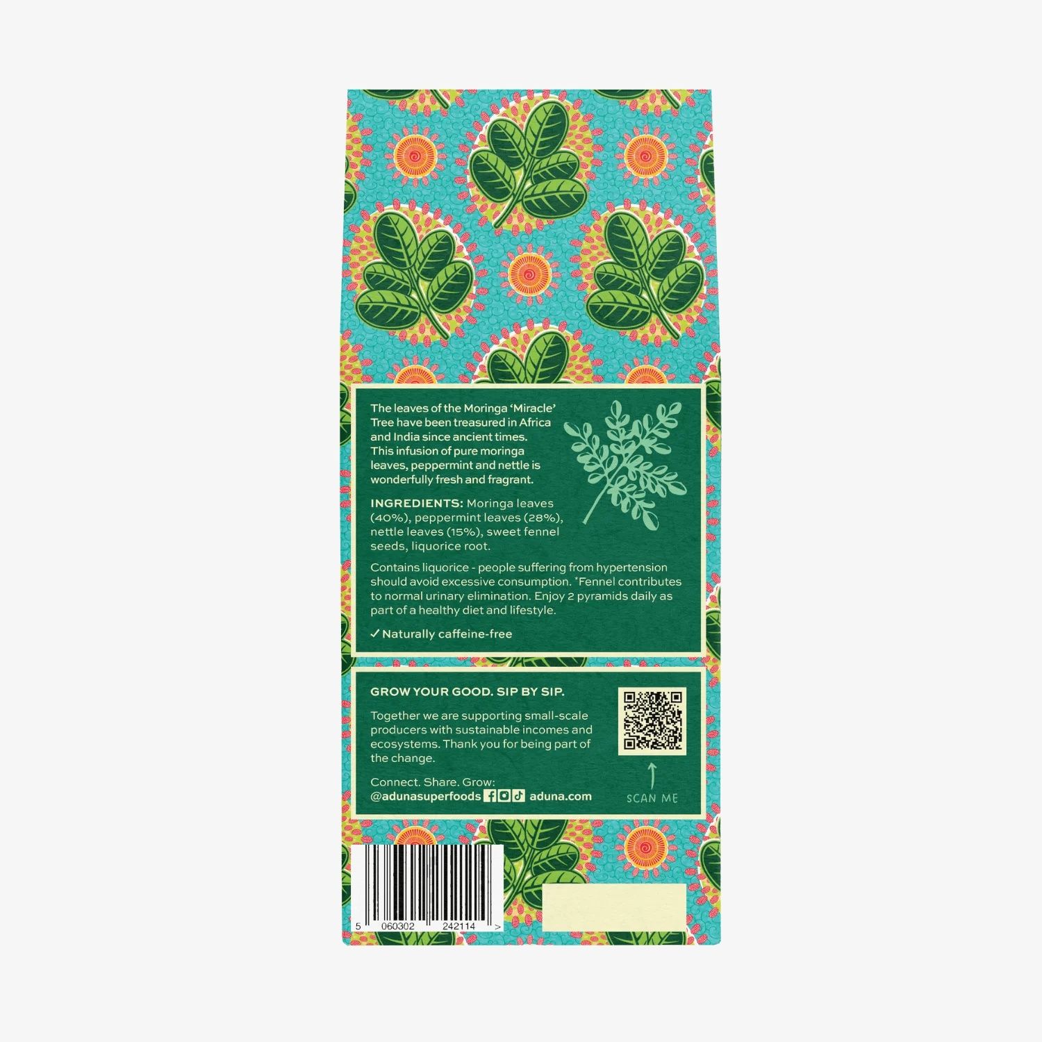 Aduna Cleanse Tea with Moringa, Mint & Nettle, image 2