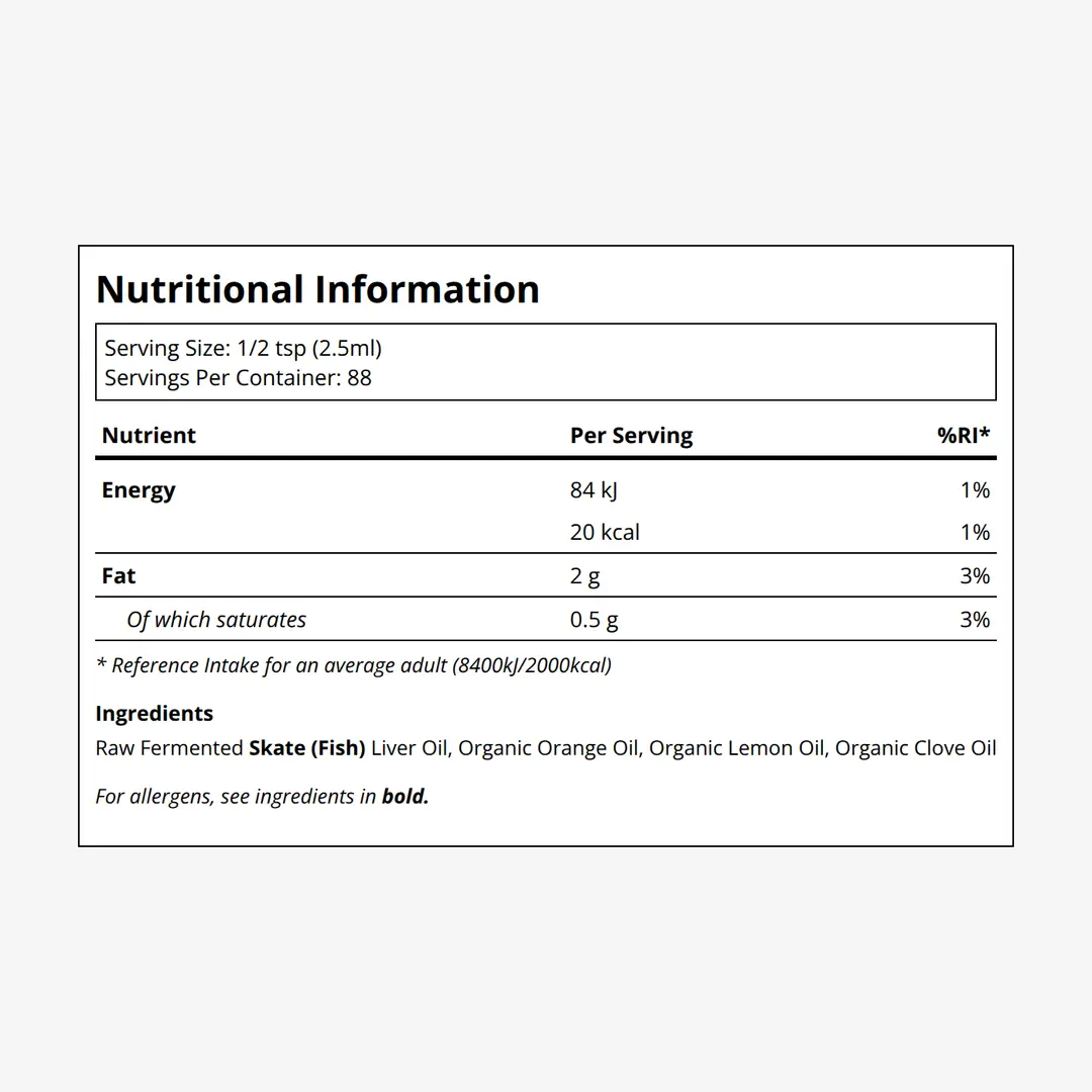 Green Pasture Fermented Skate Liver Oil (Liquid), image 2