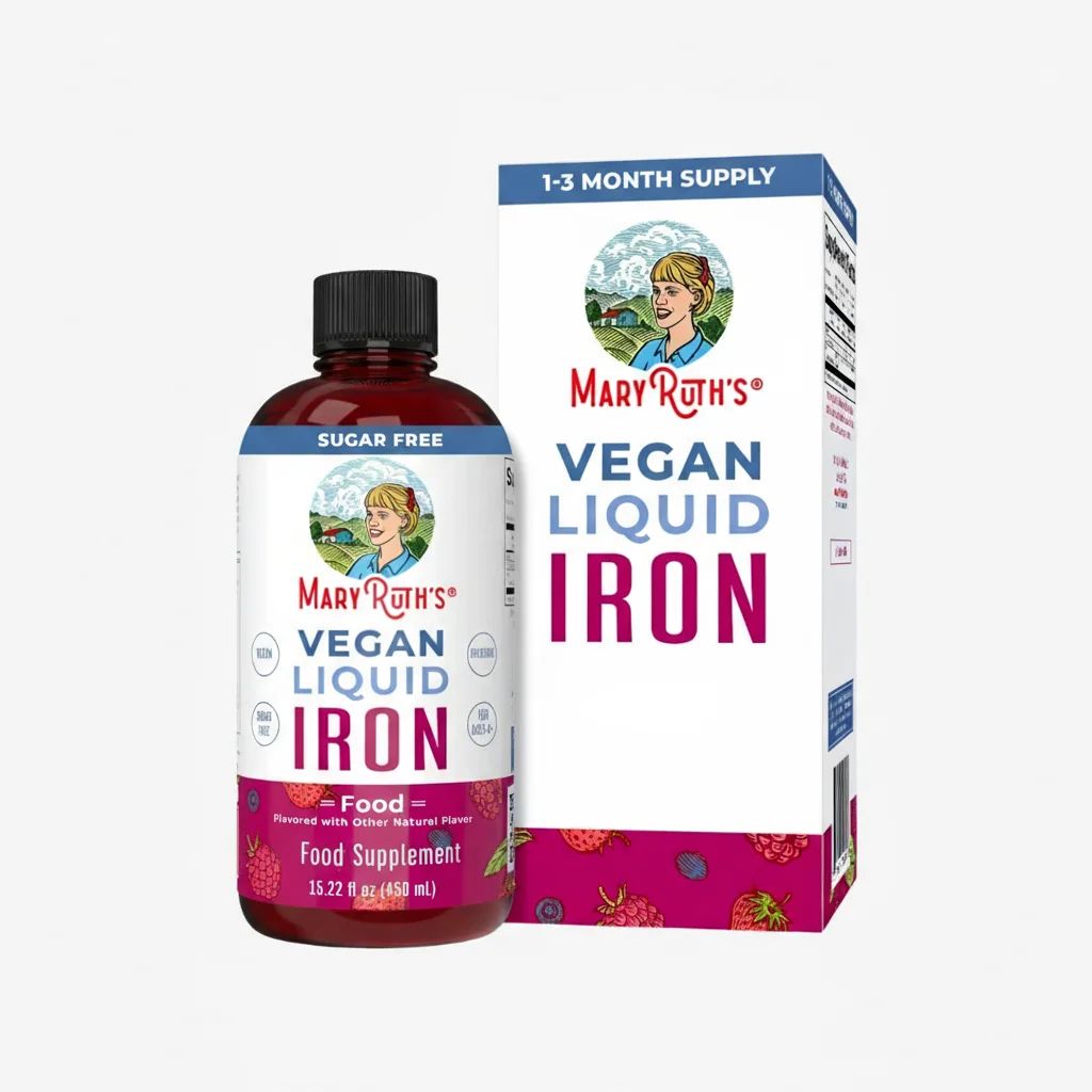 Maryruth'S Vegan Liquid Iron - Berry