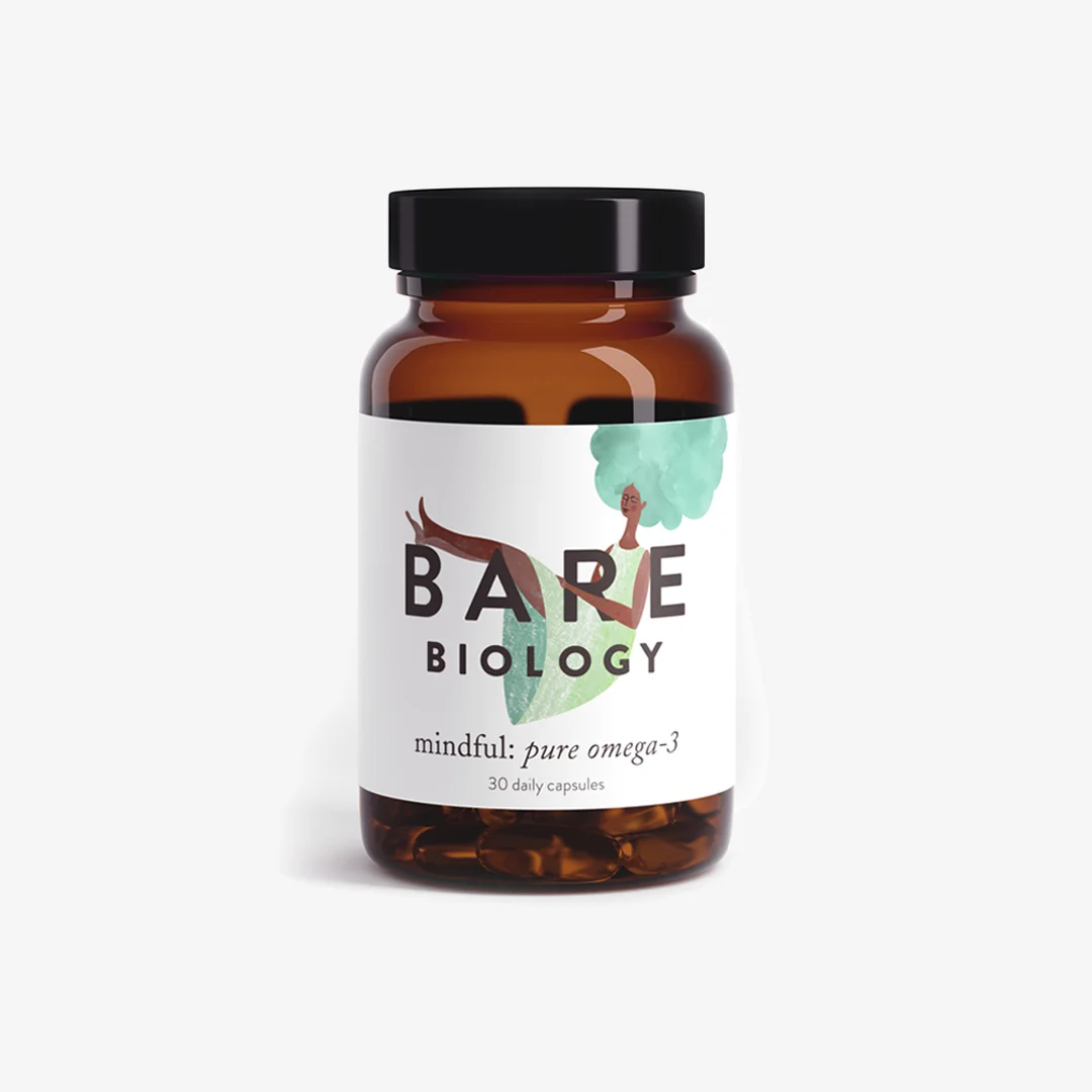 BARE Biology Mindful Omega-3 Fish Oil Capsules