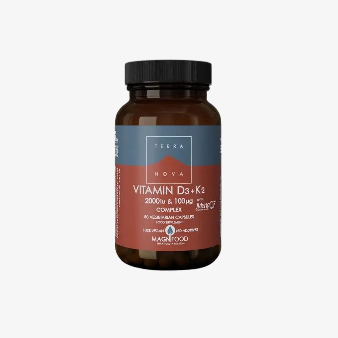 Terranova Vitamin D3 2000iu Vitamin K2 100ug Complex