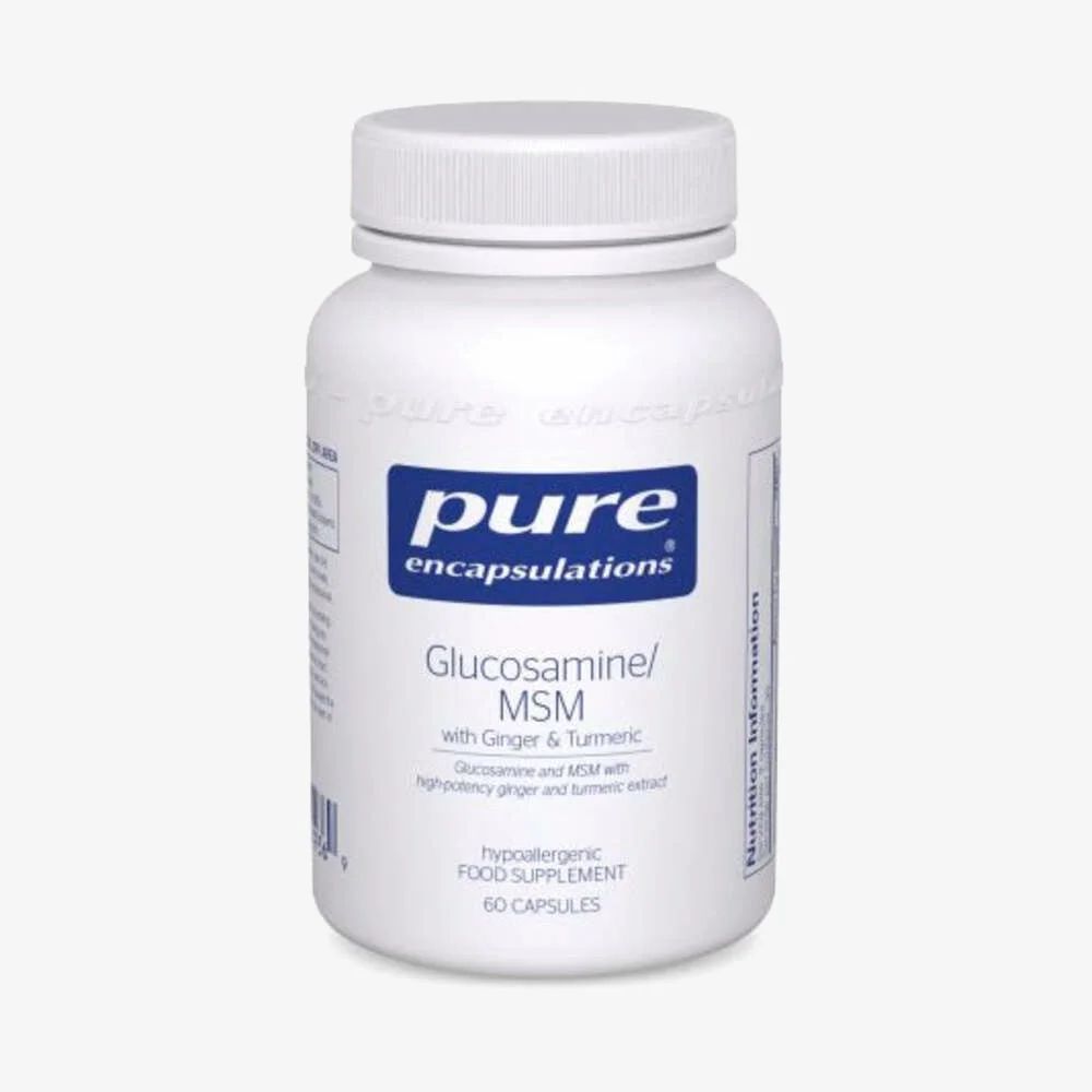 PURE Encapsulations Glucosamine/ MSM with Ginger & Turmeric, image 2