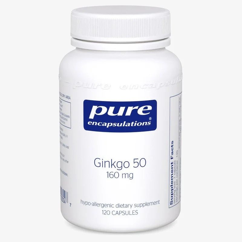PURE Encapsulations Ginkgo 50 160 mg