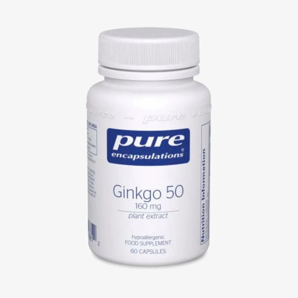PURE Encapsulations Ginkgo 50 160 mg, image 2