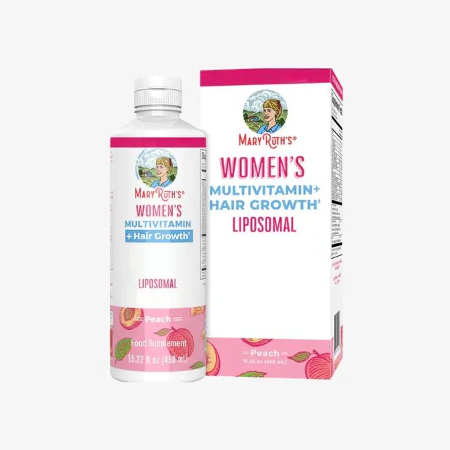 Maryruth'S Womens Multivitamin + Lustriva Hair Growth Liposomal - Peach