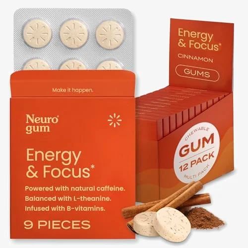 Neurogum Neuro Gum Energy & Focus - Cinnamon, image 2
