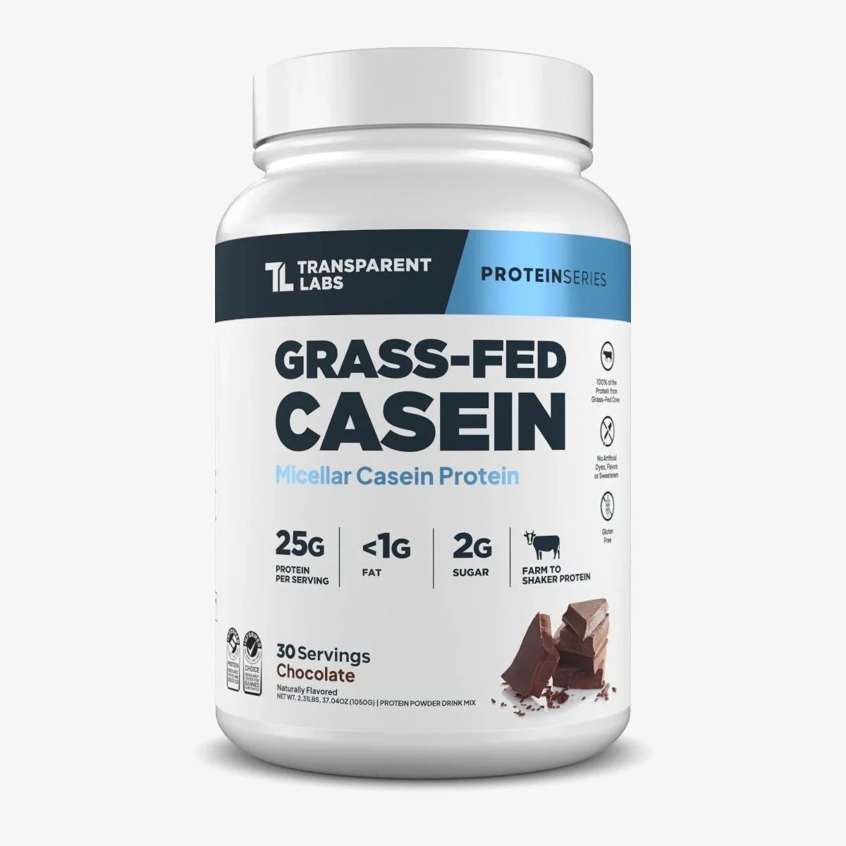 Transparent LABS Grass Fed Casein Protein - Chocolate