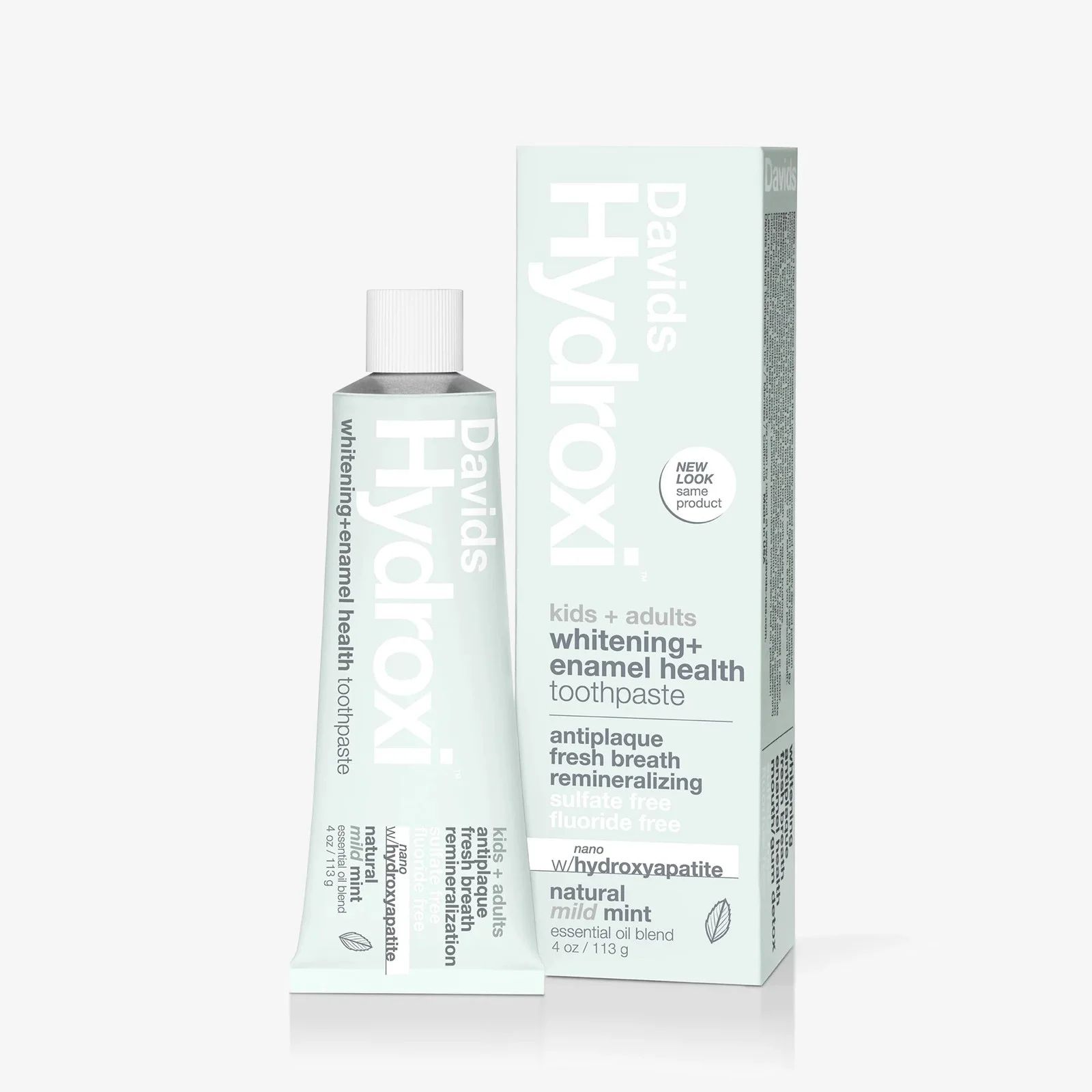 Davids Natural Toothpaste Davids Hydrox™ kids + adults nano-hydroxyapatite premium toothpaste - mild mint