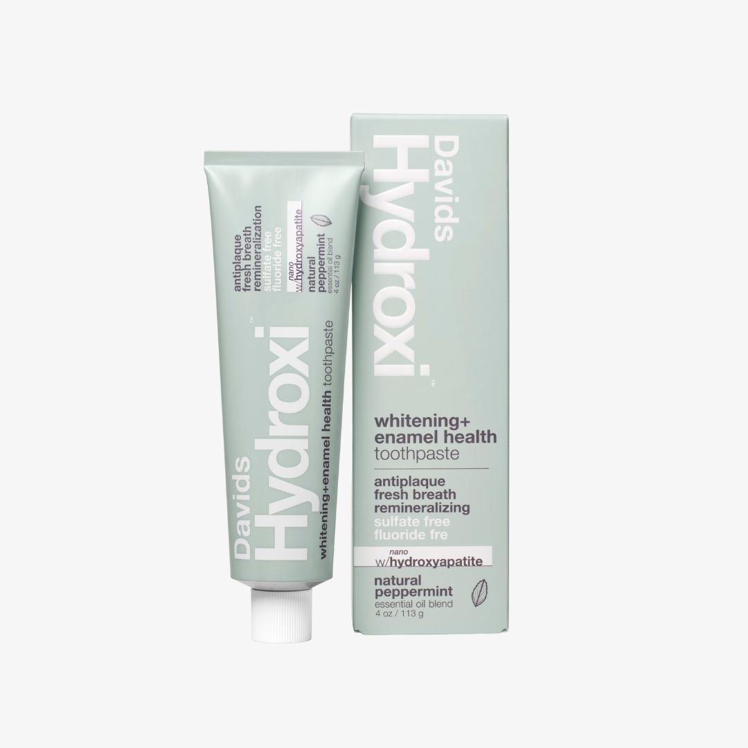 Davids Natural Toothpaste Davids Hydrox™ kids + adults nano-hydroxyapatite premium toothpaste - mild mint, image 2