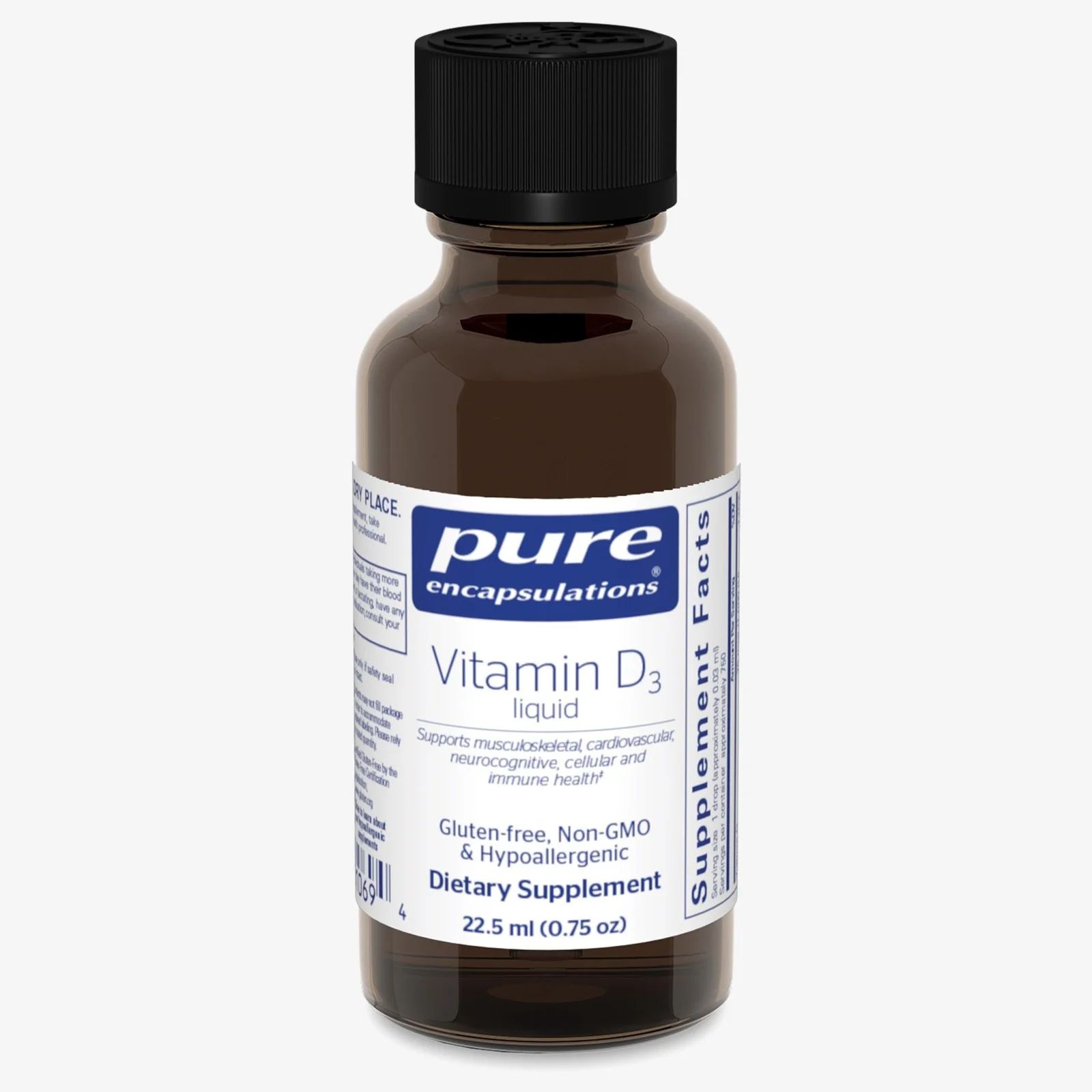 PURE Encapsulations Vitamin D3 Liquid, image 2