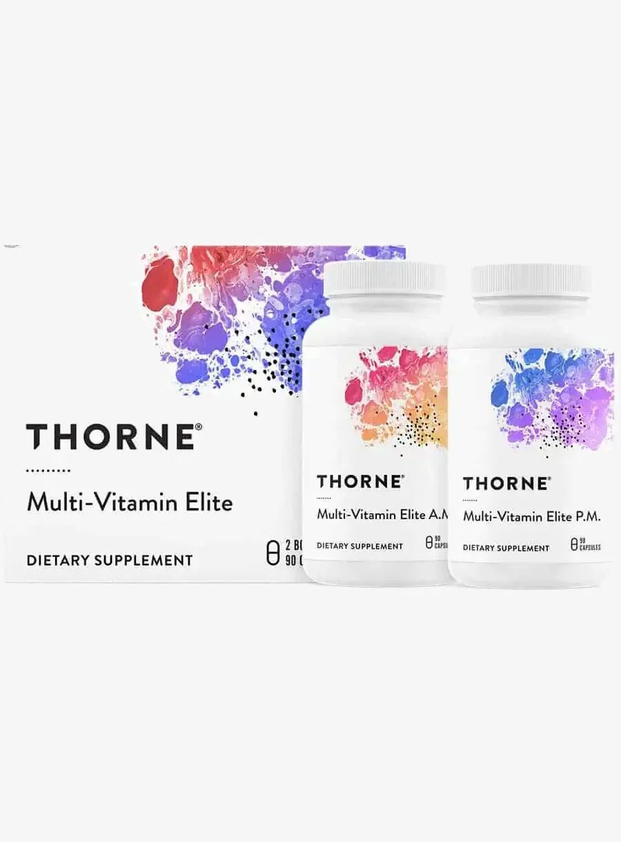 Thorne Multi-Vitamin Elite A.M. & P.M. - NSF Certified for Sport