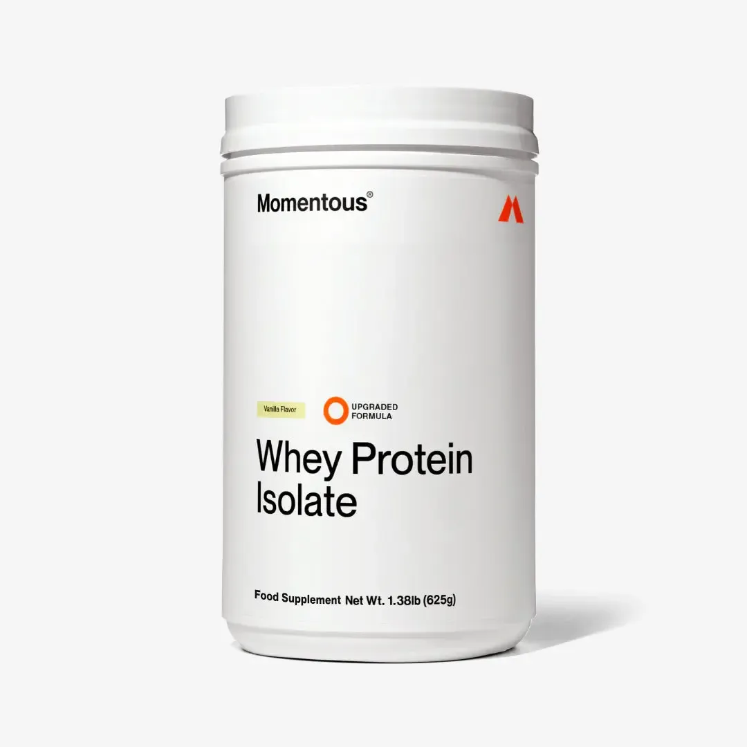 Momentous Grass Fed Whey Protein Isolate – Vanilla