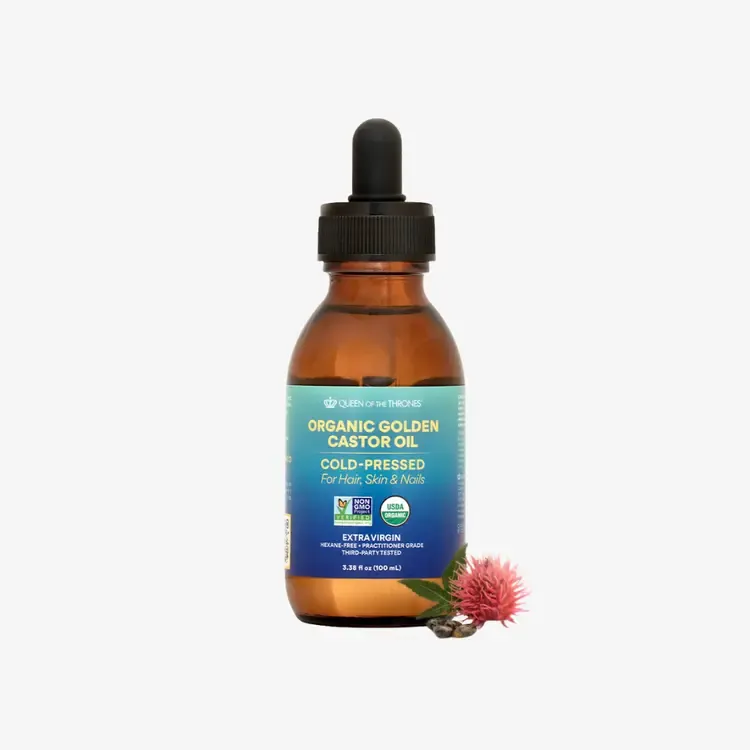 Queen Of The Thrones Golden Organic Castor Oil