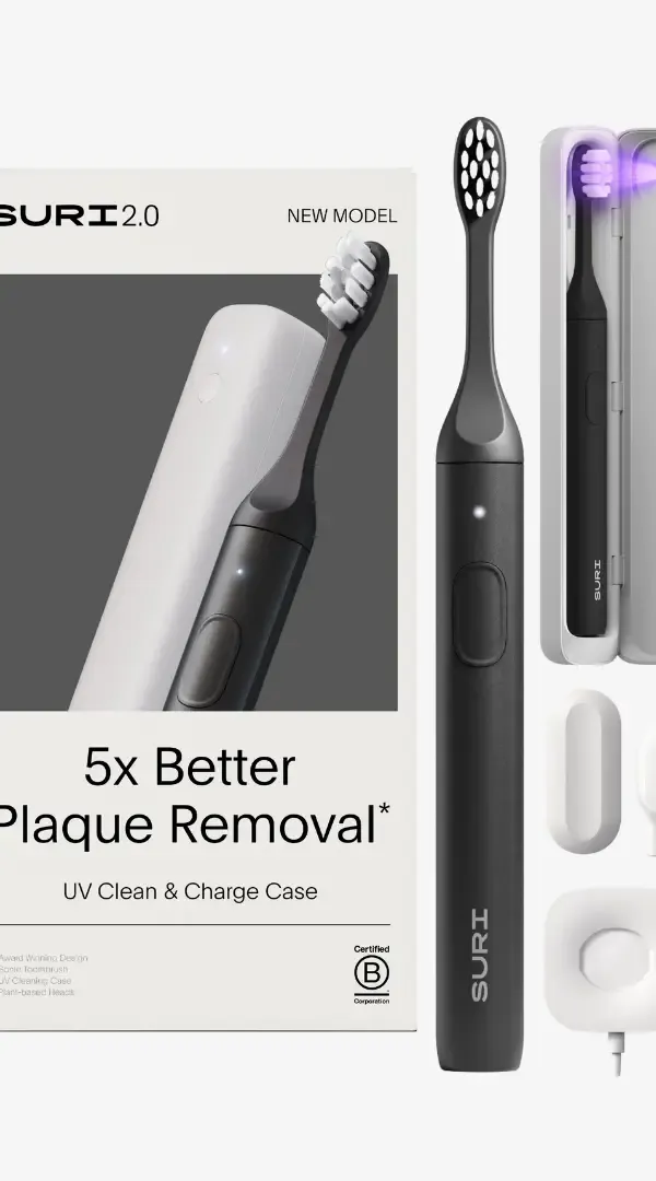 SURI 2.0 Sonic Electric Toothbrush with UV Travel Case
