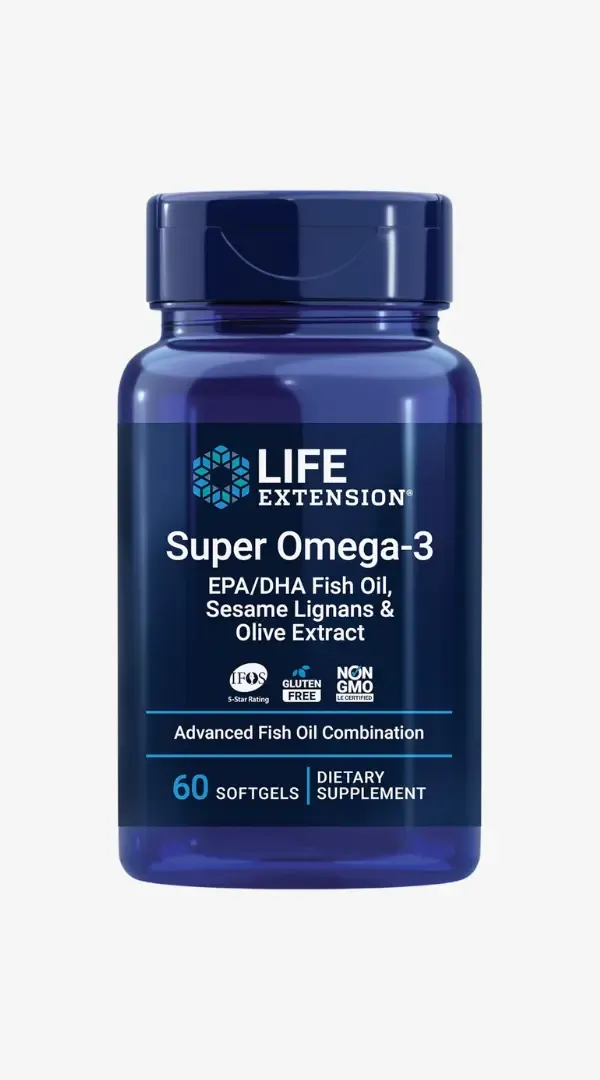 Life Extension Super Omega-3 Plus with Krill and Astaxanthin