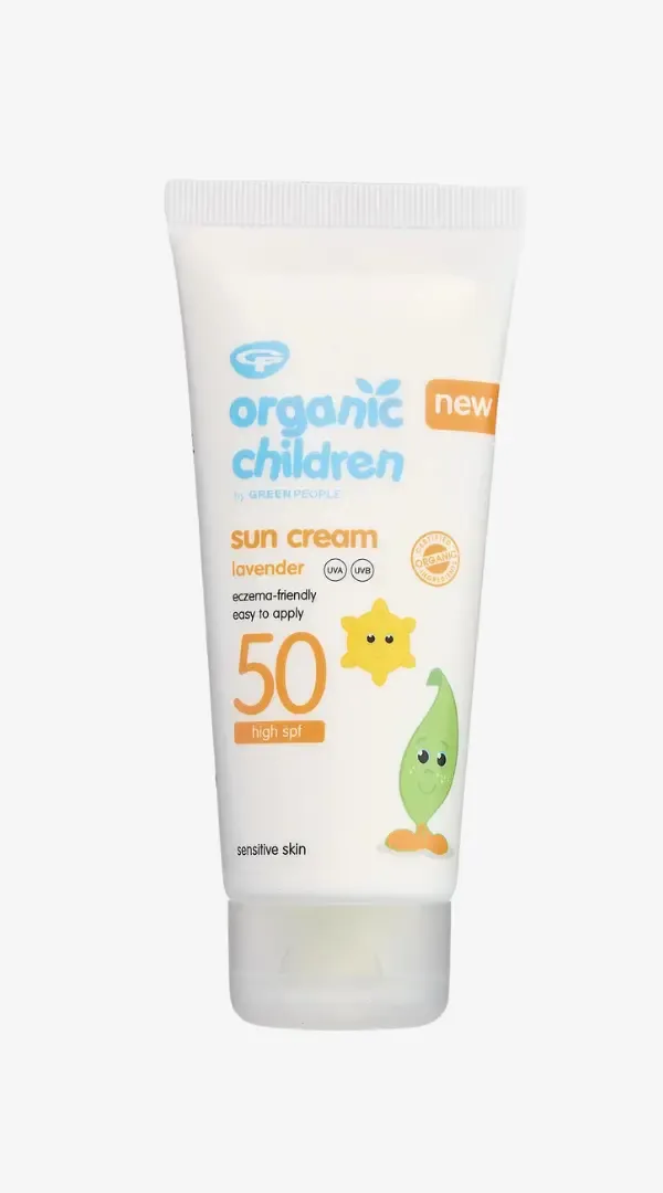 Green People Organic Children Sun Cream SPF50- Lavender