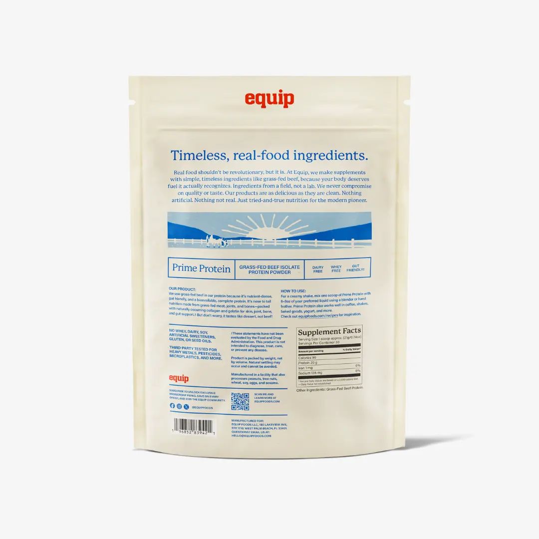 Equip Foods Prime Protein - Unflavoured, image 2