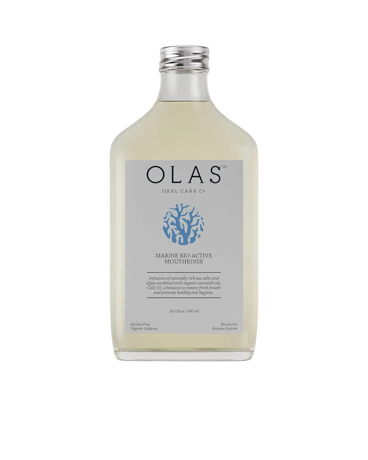 Olas OLAS Marine Bio-Active Mouthwash & Oral Rinse - Alcohol-Free