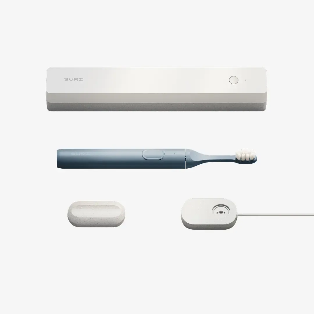 Suri SURI Sonic Electric Toothbrush + UV Cleaning Case — Morning Waves