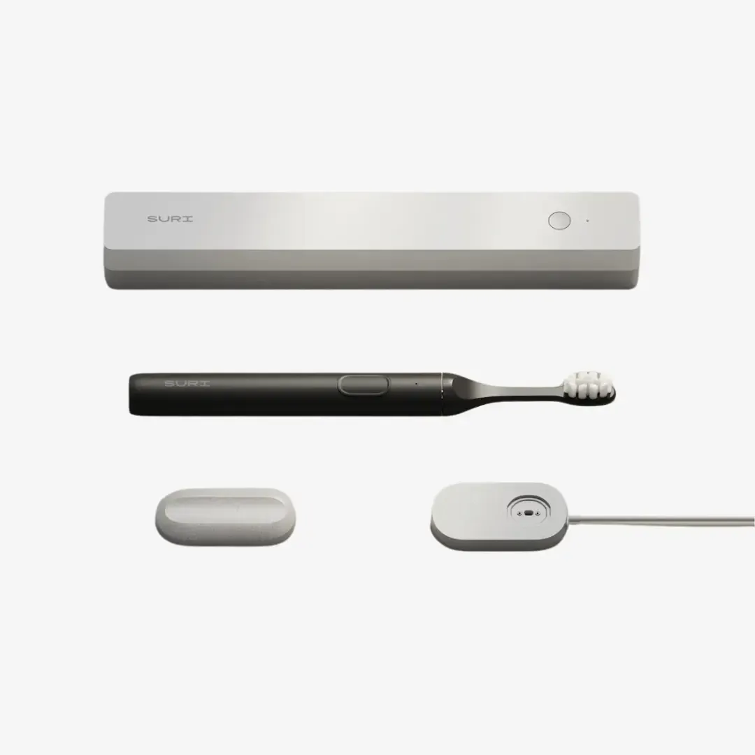 Suri SURI Sonic Electric Toothbrush + UV Cleaning Case — Midnight Black
