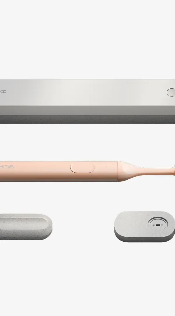 SURI Sonic Electric Toothbrush + UV Cleaning Case — Sunset Bloom