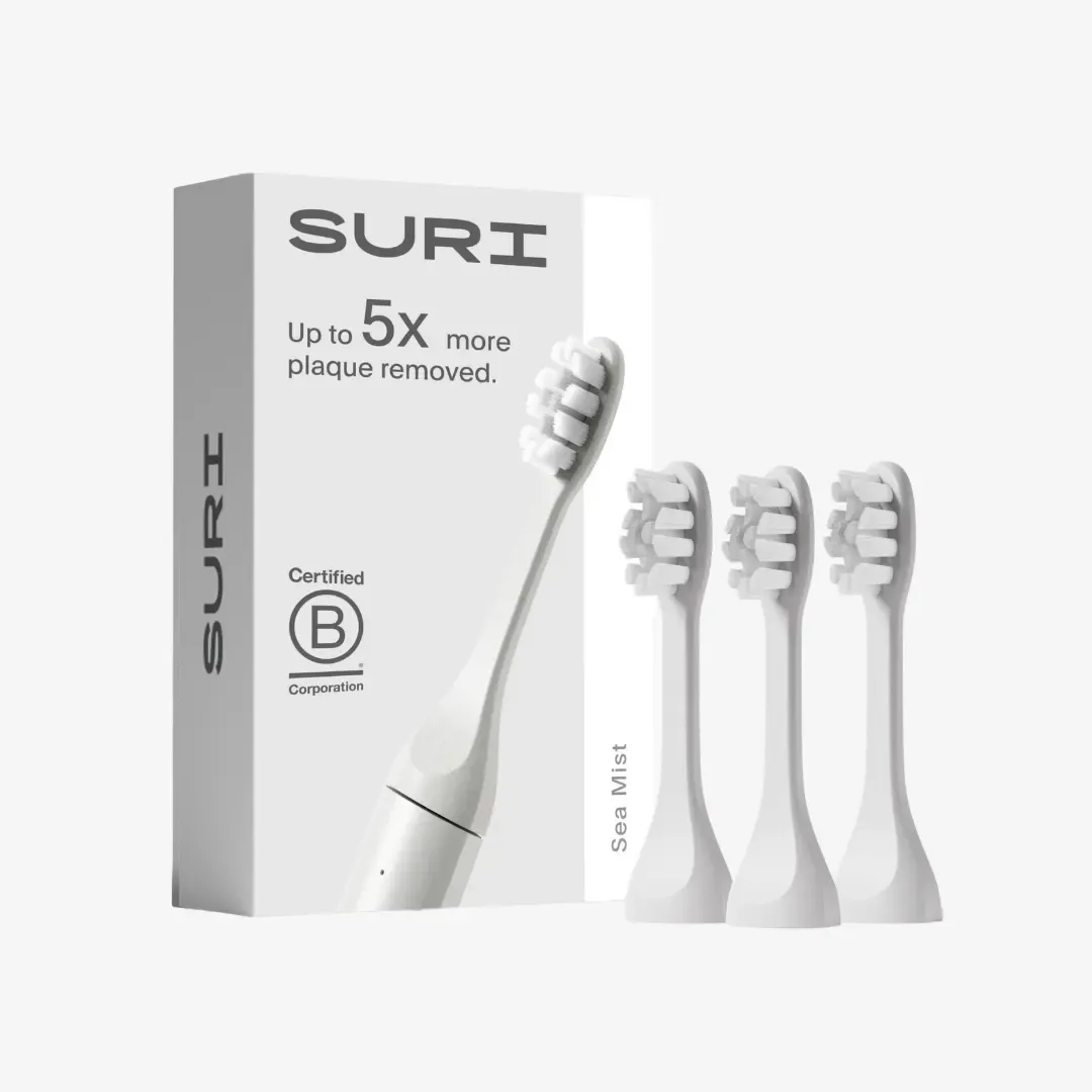 Suri SURI Sonic Replacement Heads (Pack of 3) — Sea Mist