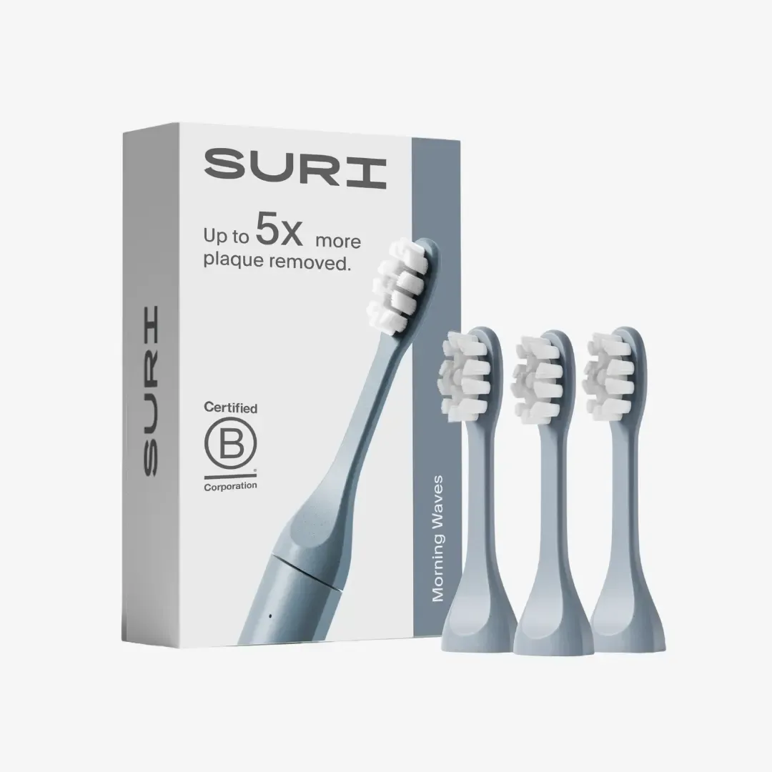 Suri SURI Sonic Replacement Heads (Pack of 3) — Morning Waves