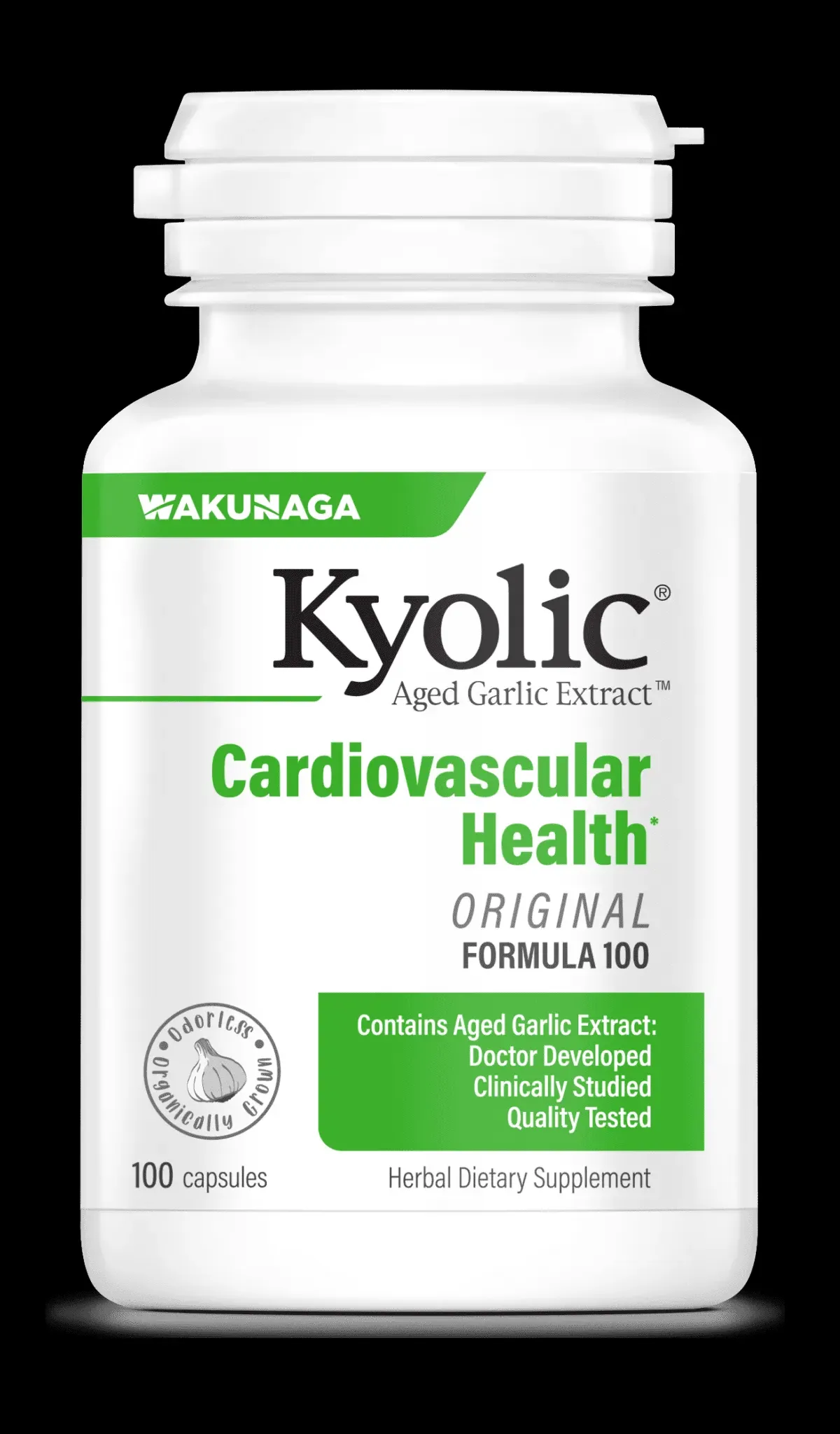 Kyolic Kyolic Cardiovascular Health (Aged Garlic Extract) Formula 100 – 100 Capsules