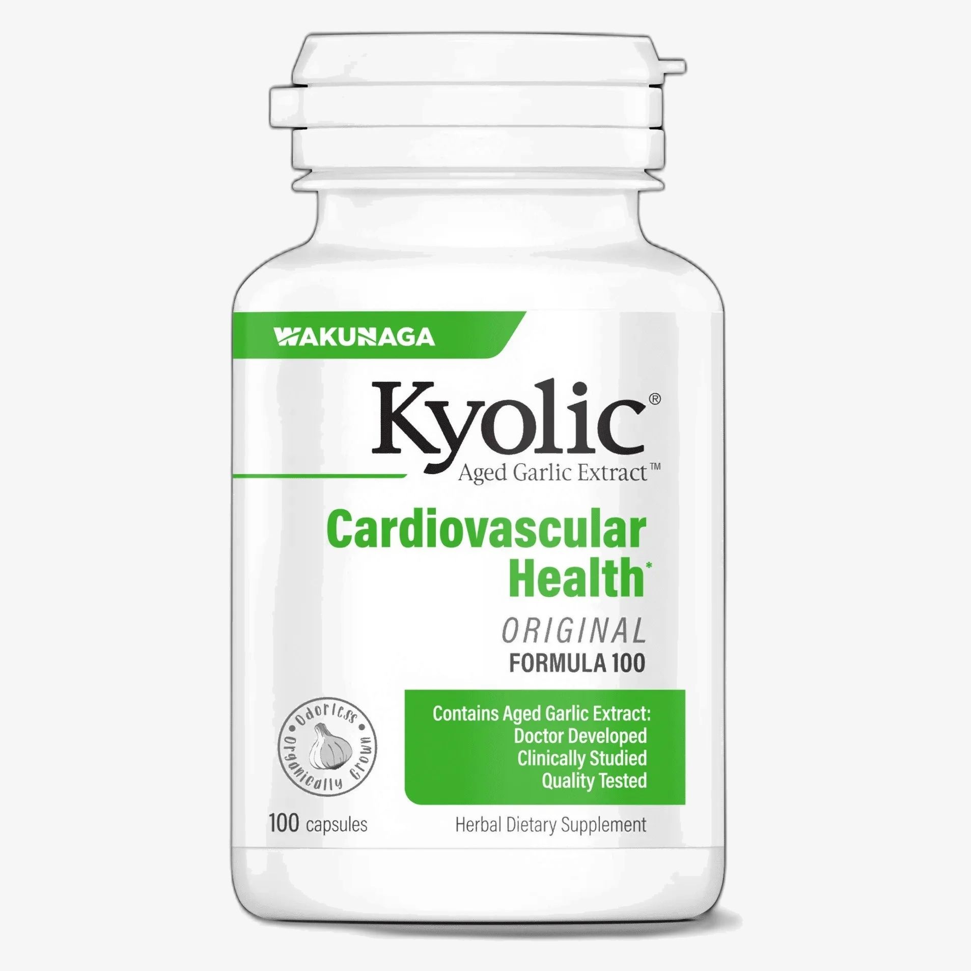 Kyolic Cardiovascular Health (Aged Garlic Extract) Formula 100 – 100 Capsules