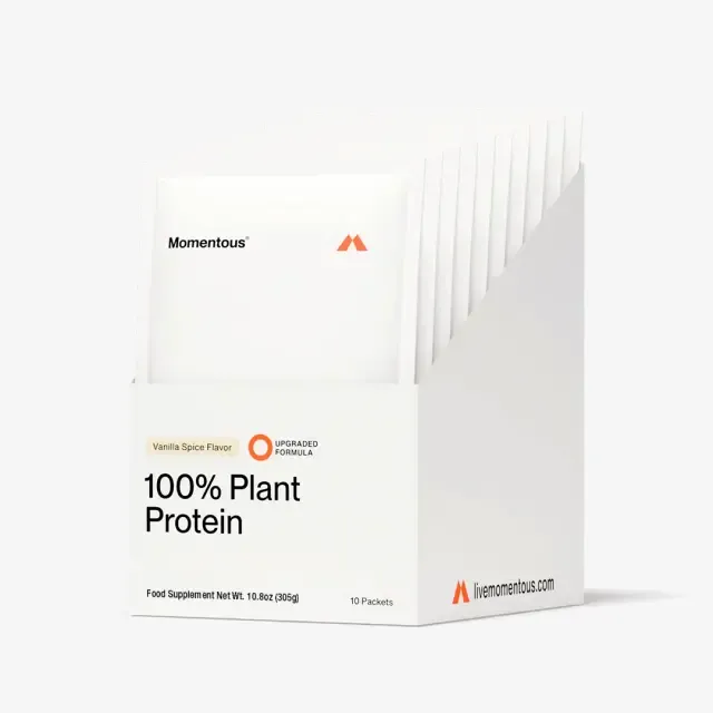 Momentous 100% Plant Protein 10-Travel Packs - Vanilla Spice