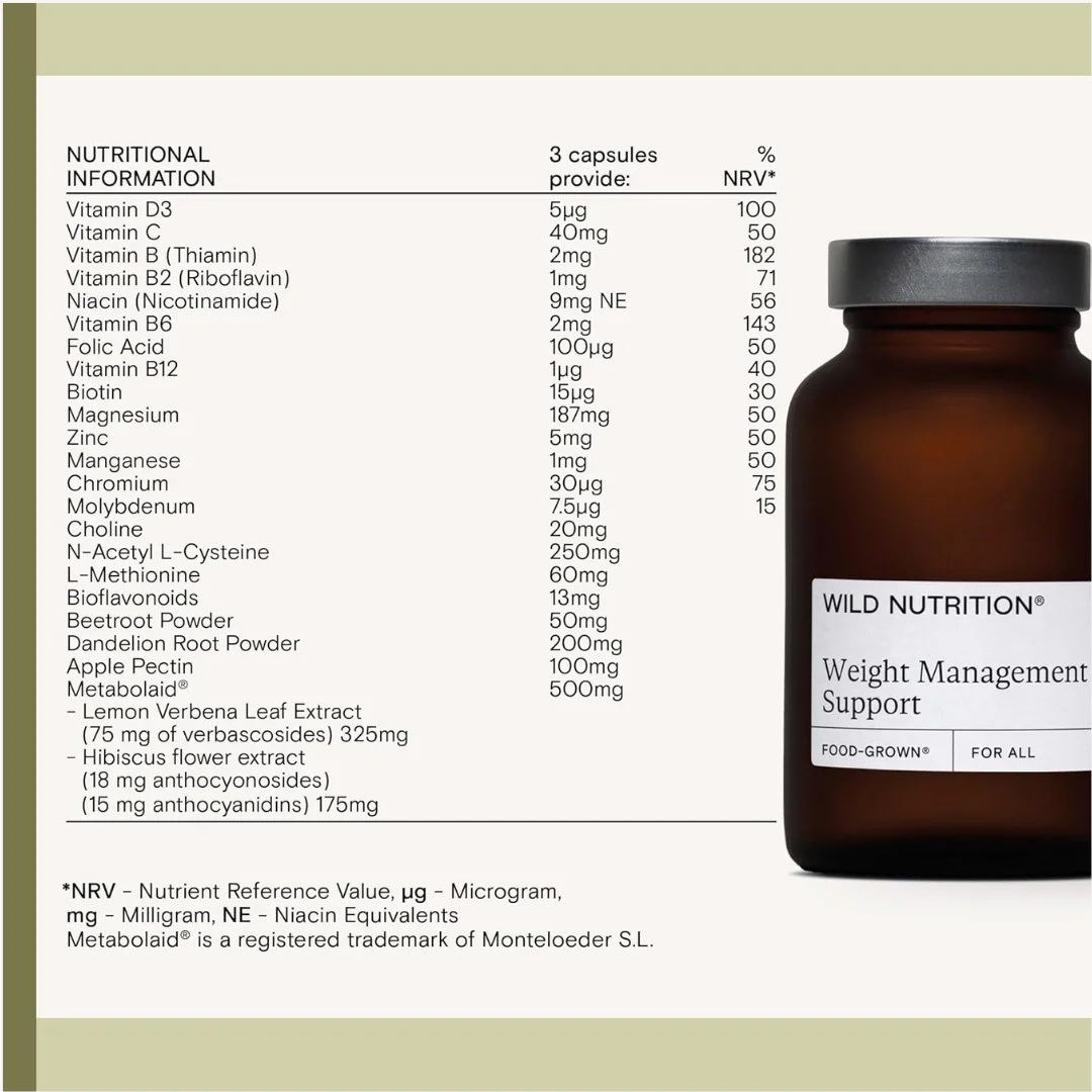WILD Nutrition Food-Grown Weight Management Support, image 2